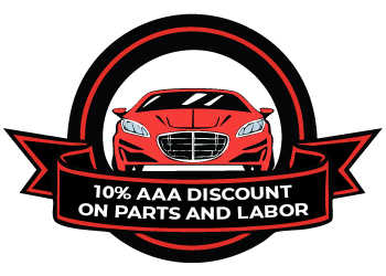 12% AAA Discount On Parts And Labor Badge