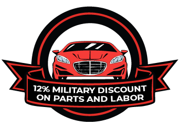 10% Military Discount On Parts And Labor Badge